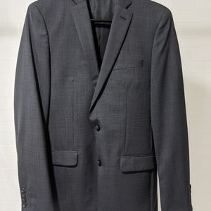 Bar III Slim-Fit Wool Suit (Charcoal)